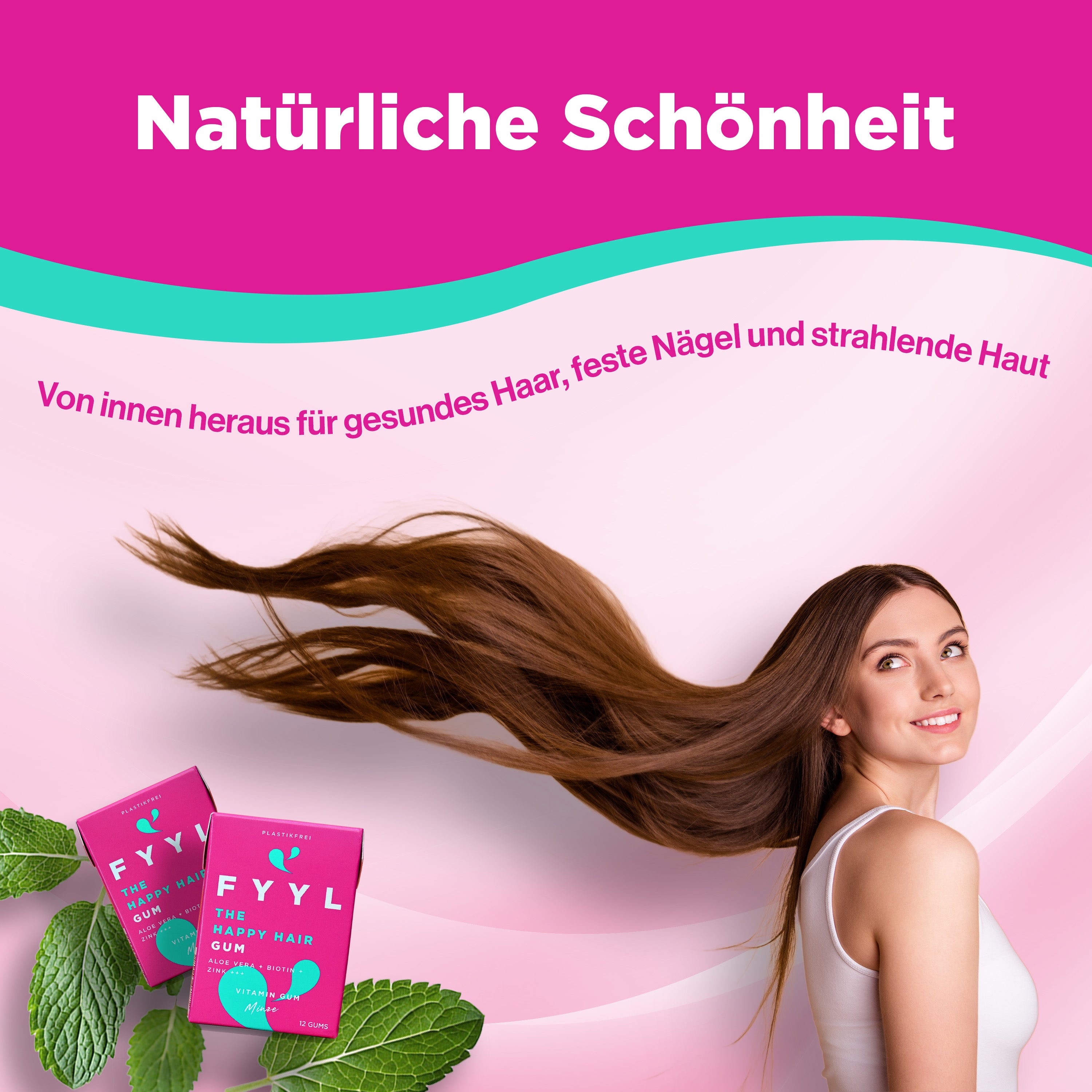 The Happy Hair Gum - Für Haare, Haut und Nägel