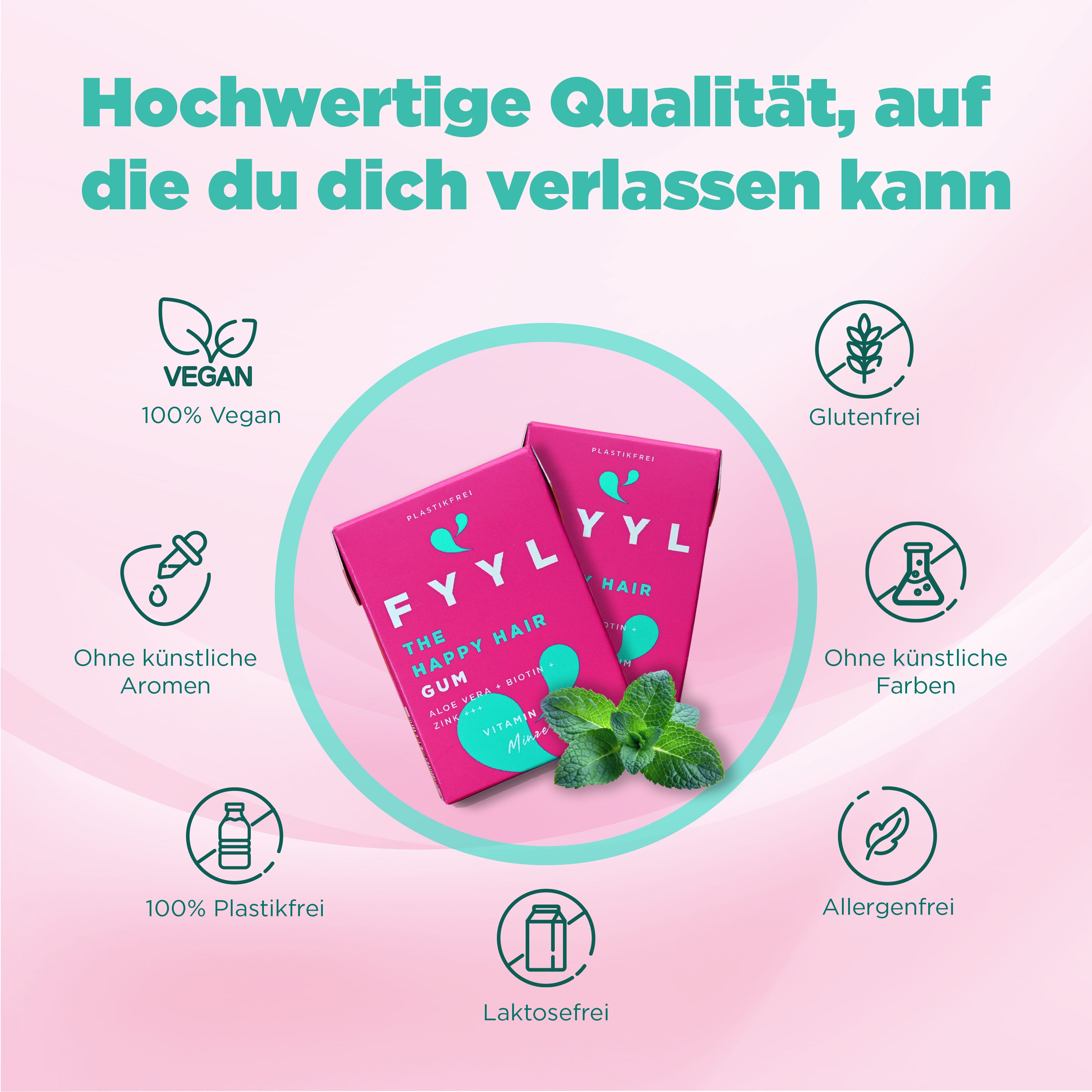 The Happy Hair Gum - Für Haare, Haut und Nägel